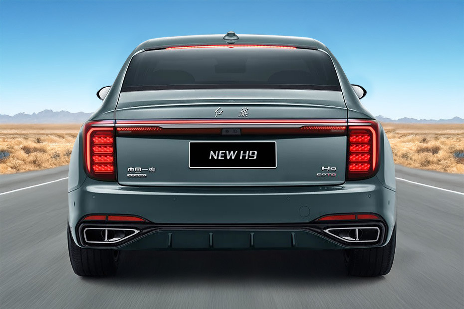 Full Rear View of Hongqi H9 Full Rear View of Hongqi H9