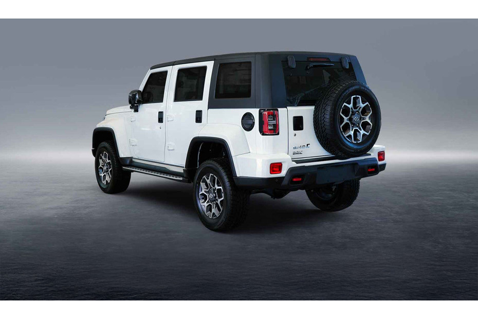 Rear Cross Side View of BAIC BJ40-C in UAE