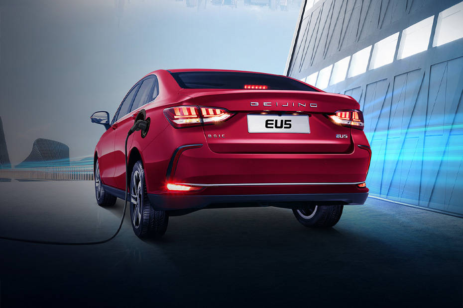 Rear Medium View of BAIC EU5 Rear Medium View of BAIC EU5