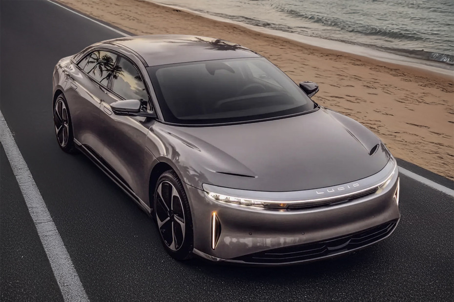 Lucid AIR Front Cross Side View Lucid AIR Front Cross Side View