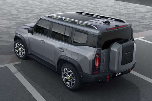 Rear Cross Side View of Jetour T2