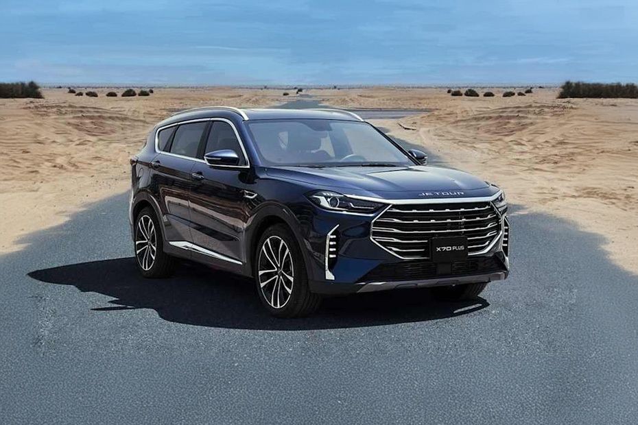 Jetour X70 Plus Front Side View in UAE
