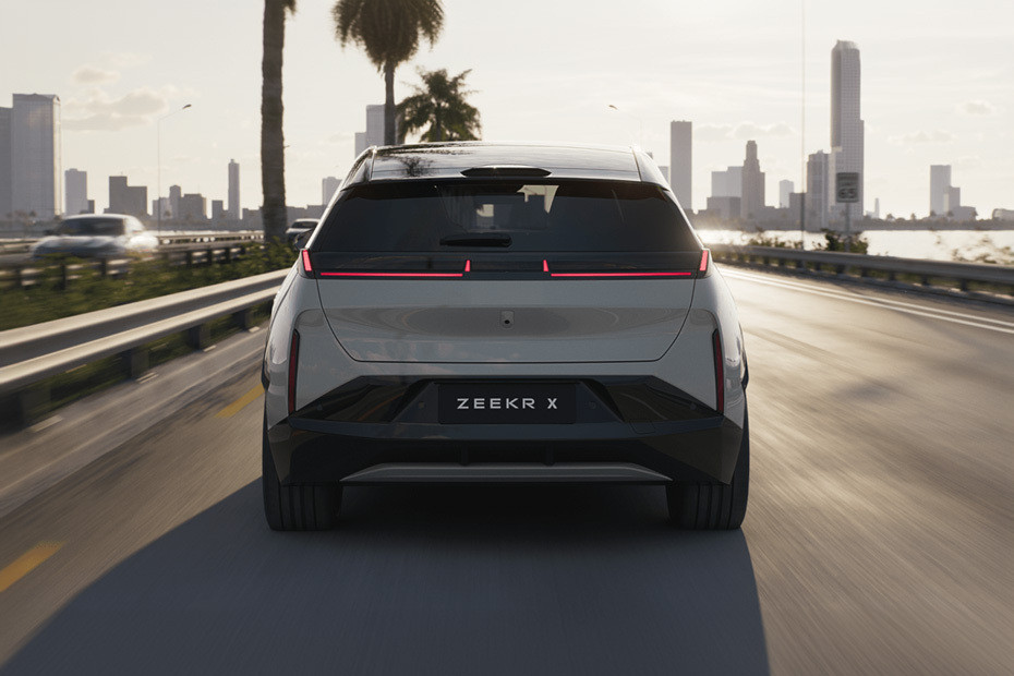Full Rear View of ZEEKR X in UAE