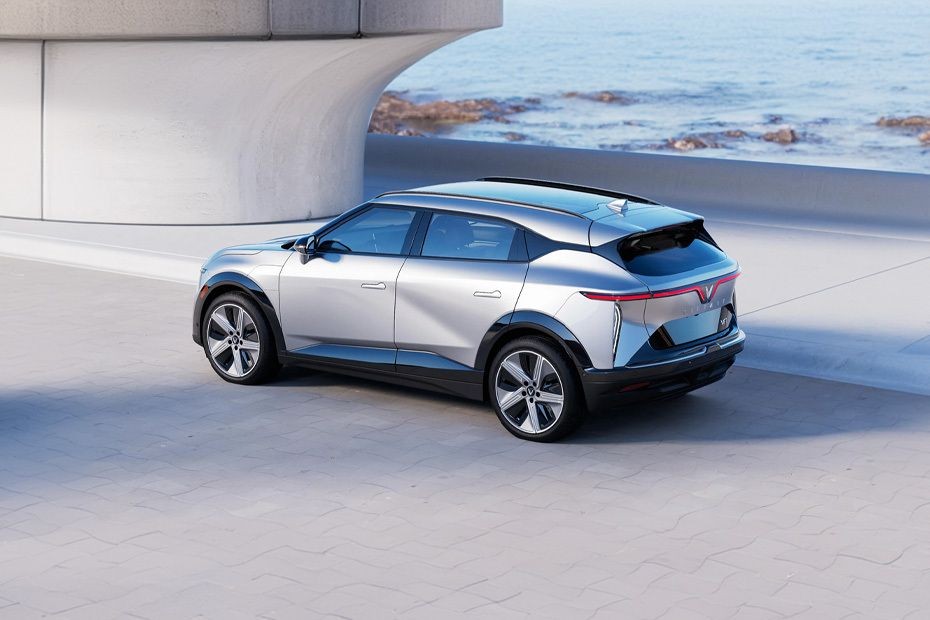 Rear Cross Side View of VINFAST VF7 in UAE