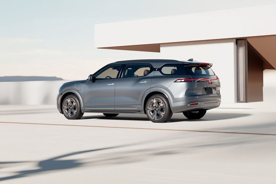 Rear Cross Side View of VINFAST VF9 in UAE