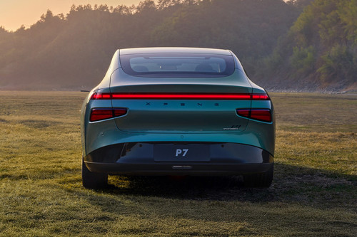 Full Rear View of XPENG P7