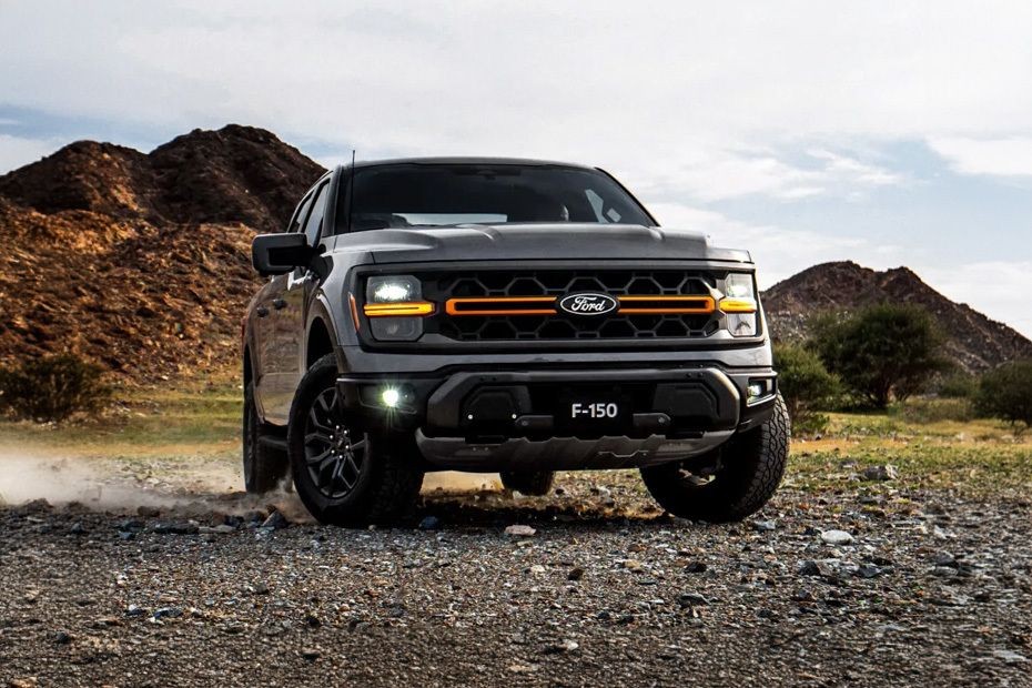 Ford F-150 Raptor  Front Angle High View in UAE