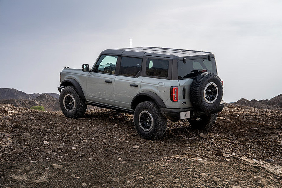 Rear Cross Side View of Ford Bronco in UAE