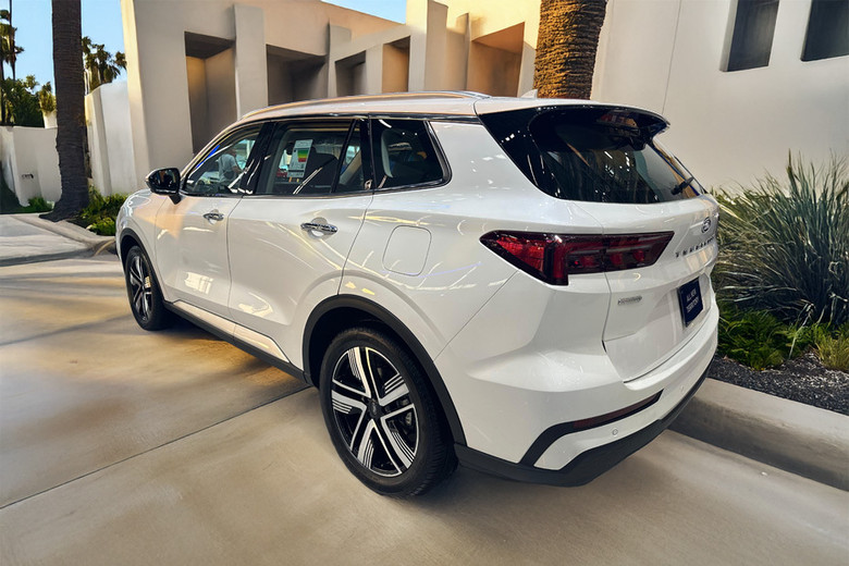 Rear Cross Side View of Ford Territory 2026