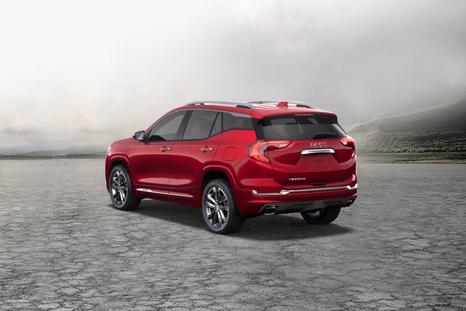 Rear Cross Side View of GMC Terain Denali in UAE