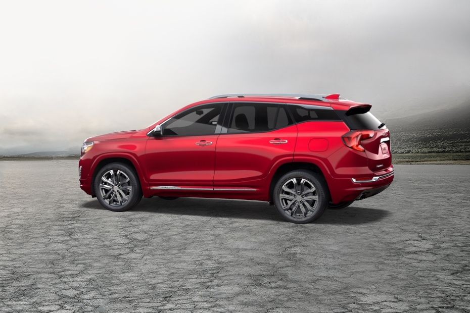 Rear Cross View of GMC Terain Denali in UAE