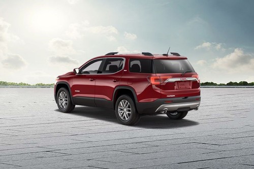 Rear Cross Side View of GMC Acadia