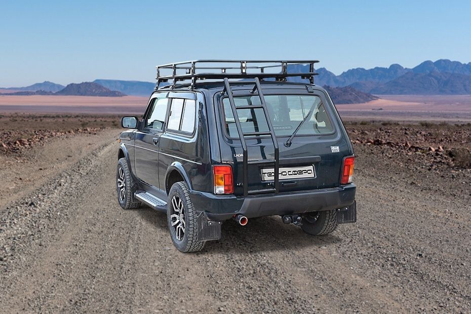 Rear Medium View of Lada Niva in UAE