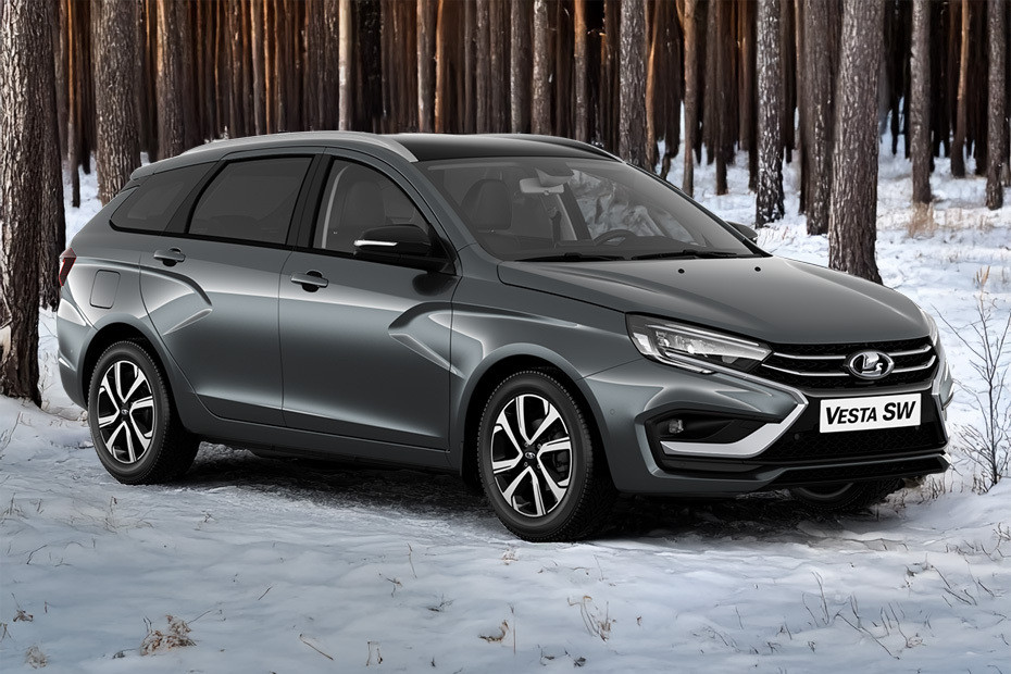 Lada Vesta SW Front Cross Side View Lada Vesta SW Front Cross Side View