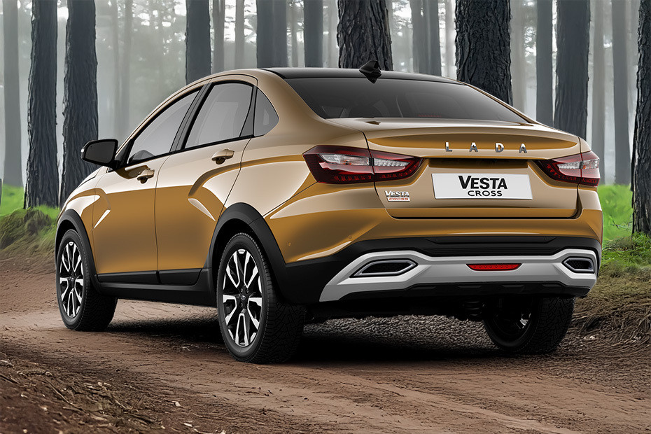 Rear Medium View of Lada Vesta Cross Rear Medium View of Lada Vesta Cross