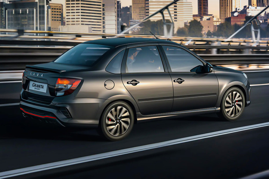 Granta Sport Sedan Rear Medium Side View Granta Sport Sedan Rear Medium Side View