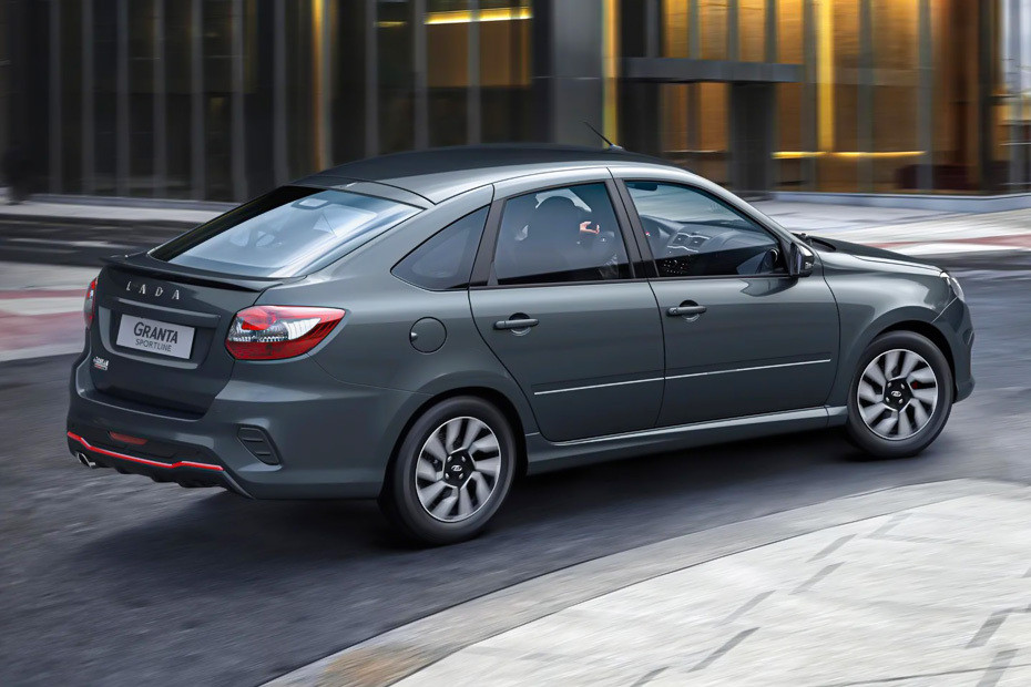 Granta Sportline Liftback Rear Medium Side View Granta Sportline Liftback Rear Medium Side View