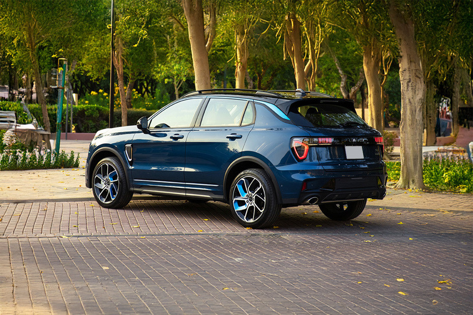 Rear Cross Side View of LYNK&CO 01 in UAE