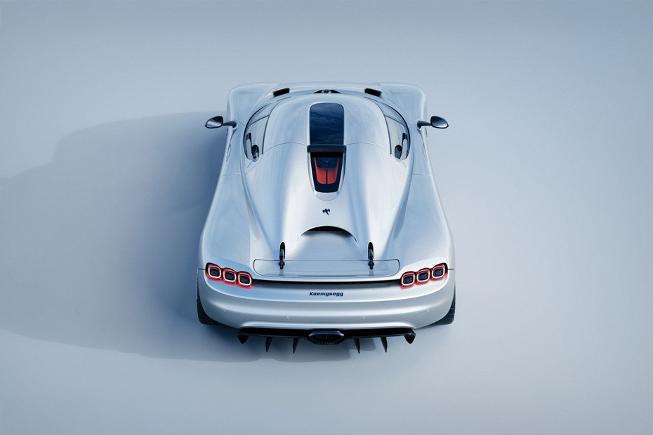 Full Rear View of KOENIGSEGG CC850 in UAE