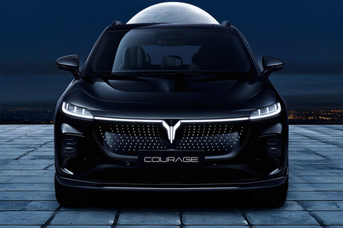 Full Front View of Courage