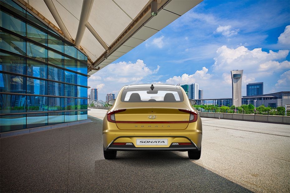 Full Rear View of Hyundai Sonata (2021-2023) in UAE