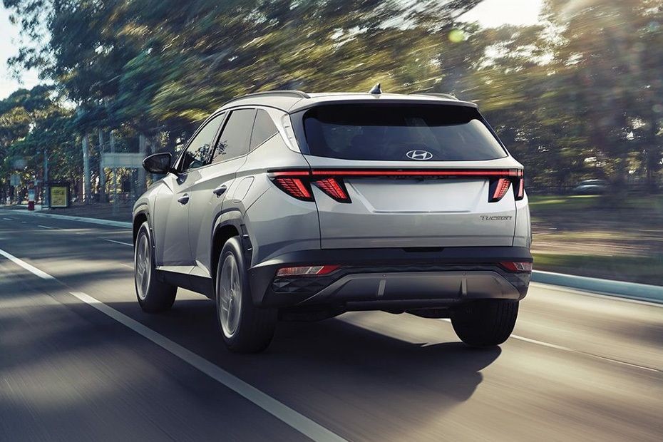 Rear Medium View of Hyundai Tucson (2022-2024) in UAE
