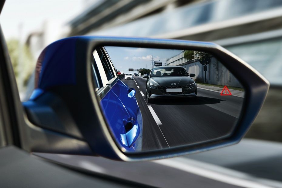 Hyundai Elantra (2021-2024) Drivers Side Mirror Rear Angle in UAE