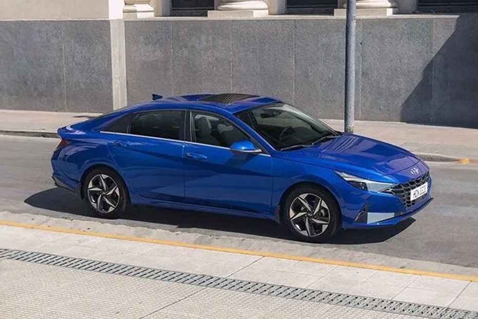 Hyundai Elantra (2021-2024) Front Cross Side View in UAE