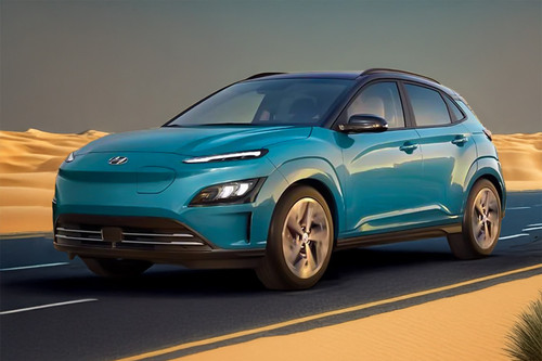 Hyundai Kona Electric Front Side View