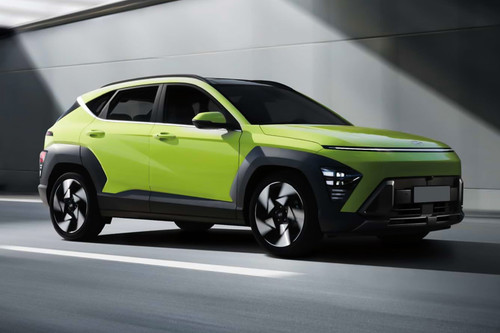 Hyundai Kona Front Cross Side View