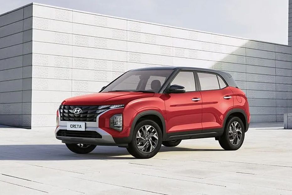 Hyundai Creta (2023-2024) Front Cross Side View in UAE