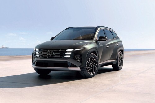 Hyundai Tucson Front Side View