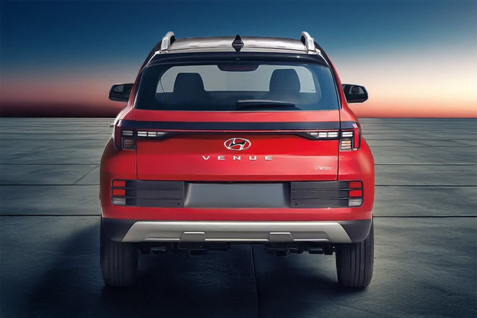 Full Rear View of Hyundai Venue in UAE