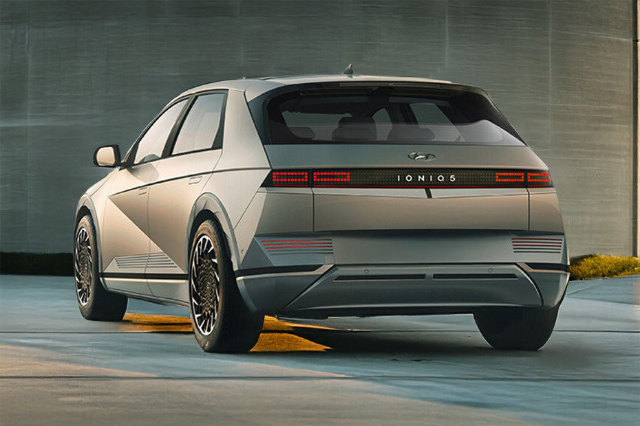 Rear Cross Side View of Hyundai IONIQ 5 in UAE