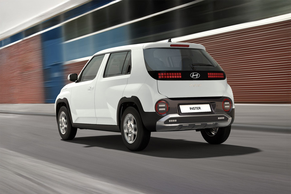 Rear Medium View of Hyundai Inster in UAE