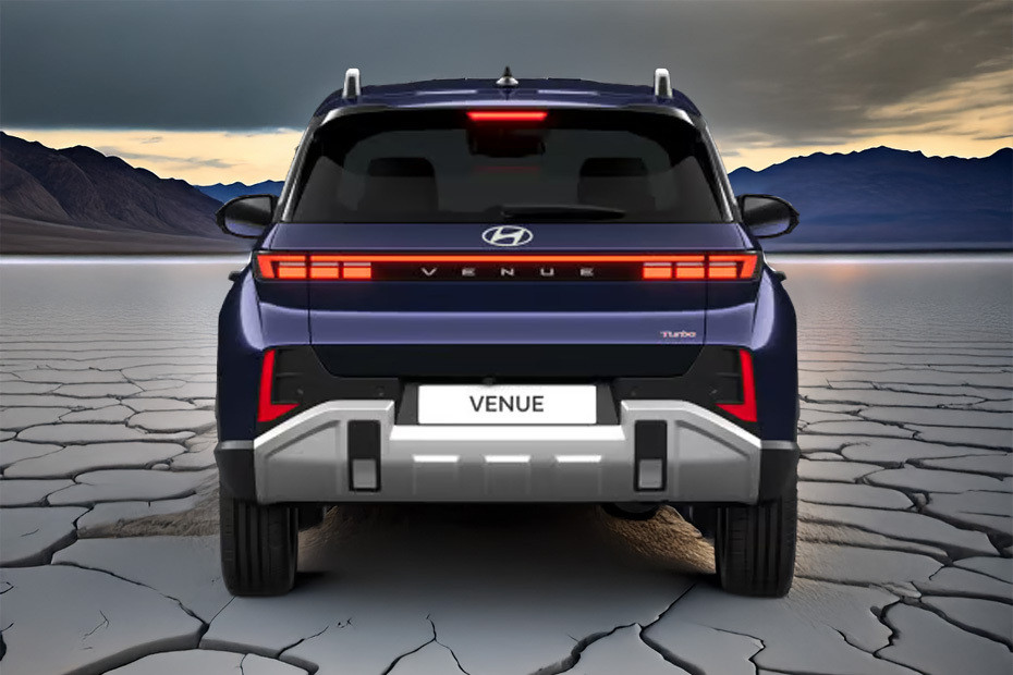 Full Rear View of Hyundai Venue 2026 in UAE