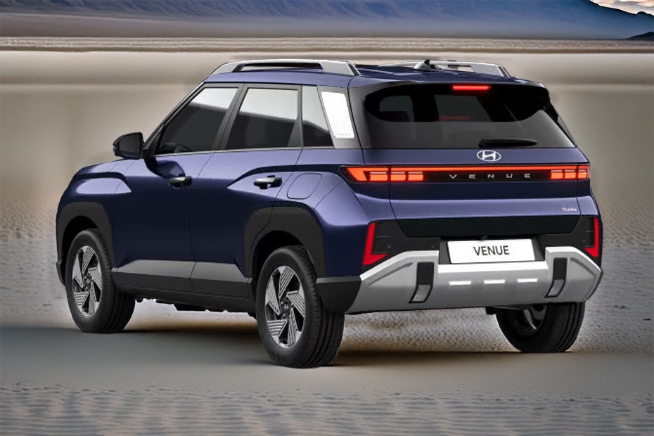 Rear Cross Side View of Hyundai Venue 2026