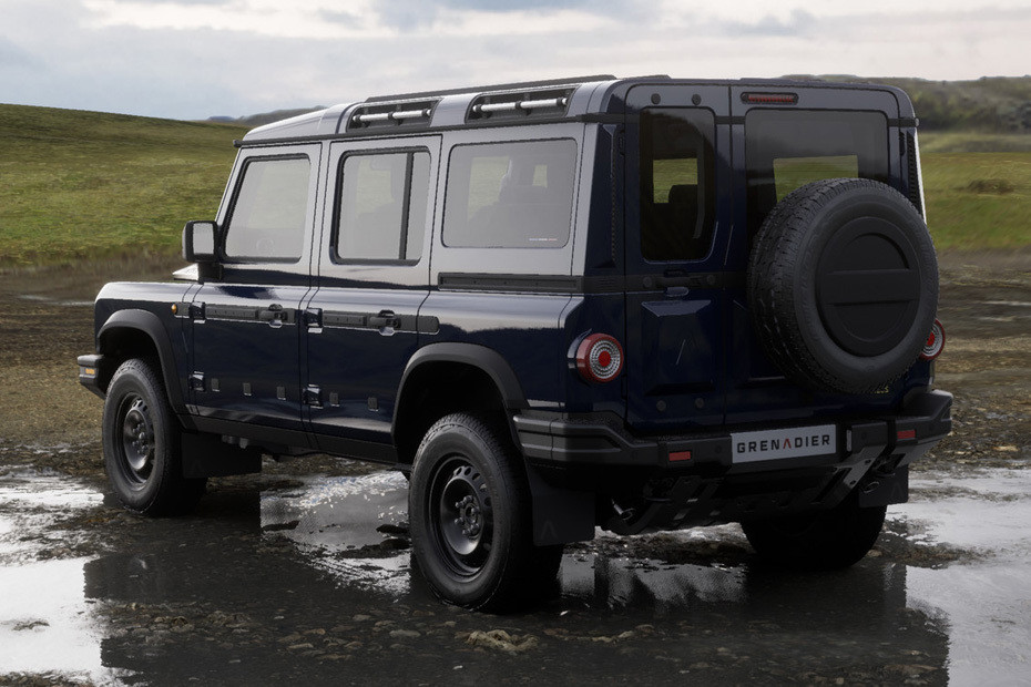 Rear Cross Side View of Ineos Grenadier Station Wagon in UAE
