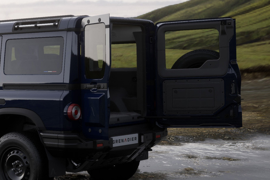 Trunk Open Closer View of Grenadier Station Wagon in UAE
