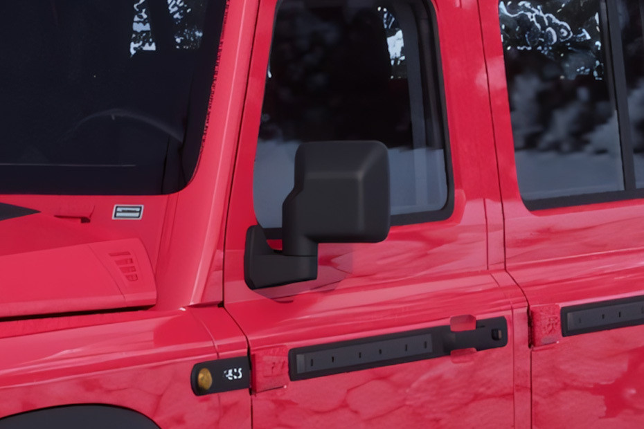 Ineos Grenadier Quartermaster Drivers Side Mirror Front Angle in UAE