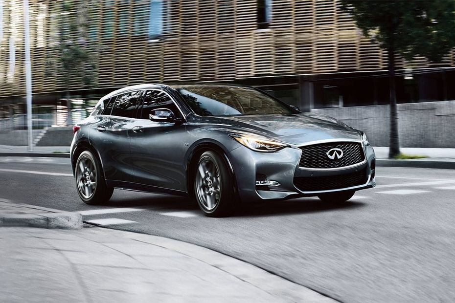 Infiniti Q30 Front Cross Side View in UAE