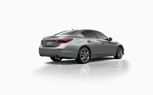 Q50 Hybrid Rear angle view