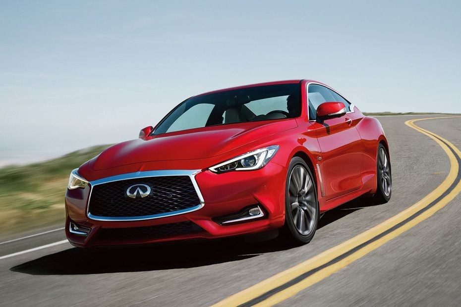 Infiniti Q60 (2022-2023) Front Side View in UAE