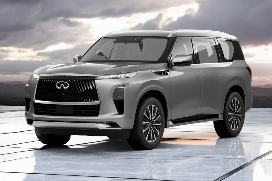 QX80 Front angle low view QX80 Front angle low view