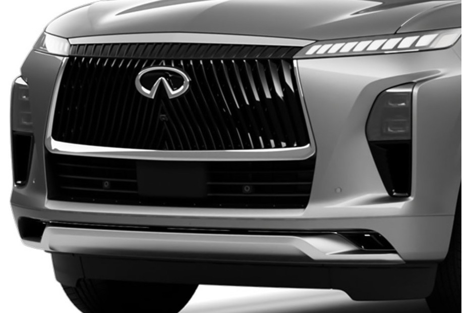 QX80 Grille View in UAE