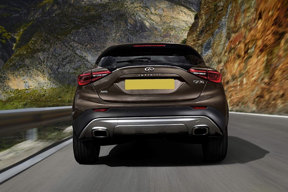 Full Rear View of Infiniti QX30 in UAE