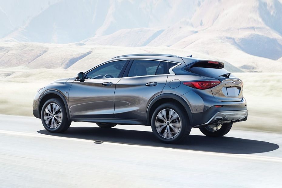 Rear Cross Side View of Infiniti QX30 in UAE