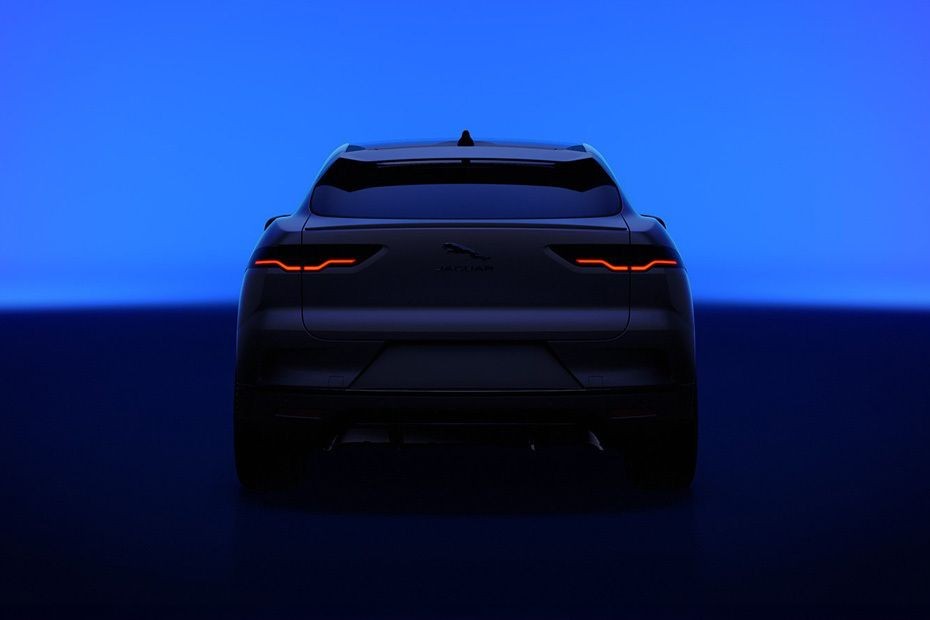 Full Rear View of Jaguar I-Pace in UAE