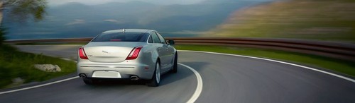 XJ Portfolio LWB Rear angle view