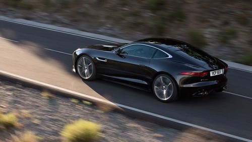 F Type Coupe Side view